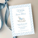 Search for rocking horse baby boy shower invitations Classic