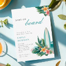 Search for beach baby shower invitations Surfing