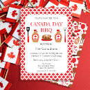 Search for canada day invitations Red