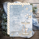 Search for carousel baby boy shower invitations For her
