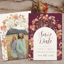 Search for wildflower save the dates Watercolor floral