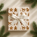 Search for pink gingerbread wrapping paper Christmas tree