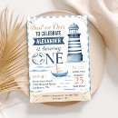 Search for nautical boy 1st birthday invitations Ocean