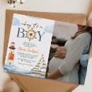 Search for nautical baby boy shower invitations Waves