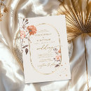 Search for gold brown invitations Burnt orange