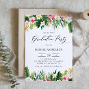 Search for aloha graduation invitations Tropical