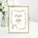 Search for table signs posters Green