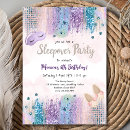 Search for pajama birthday invitations Slumber