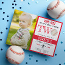 Search for baseball 2nd birthday invitations Sports