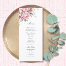 Search for blush and sage green wedding menus Bride