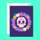Search for floral skull postcards Botanical