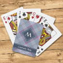 Search for scottish tartan playing cards Blue