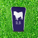 Search for bulldog golf head covers Initials