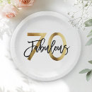 Search for 70th birthday plates Modern