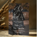Search for she did it graduation announcement cards Elegant