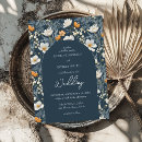 Search for navy blue yellow wedding invitations Script