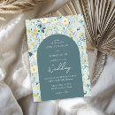 Search for green and yellow invitations Watercolor