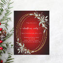 Search for block christmas invitations Red