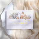 Search for vintage baby shower invitations Woodland