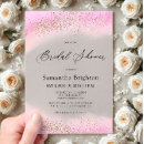 Search for gold confetti bridal shower invitations Modern