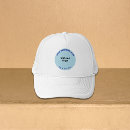 Search for light blue hats Logo