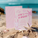 Search for summer beach invitations Pink