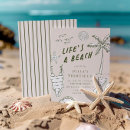 Search for summer at the beach invitations For her