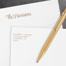 Search for chic gold return address labels Stylish