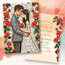 Search for coral red wedding invitations Roses