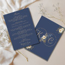 Search for blue and gold wedding menus Engagement party