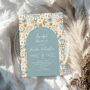 Search for blue and yellow bridal shower invitations Boho