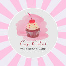 Search for cupcake business stickers Bakery