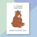 Search for bear fathers day cards Dad