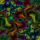 Search for psychedelic trippy stickers Rainbow