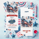 Search for us independence day invitations Stars and stripes