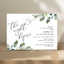 Search for eucalyptus rehearsal dinner invitations The night before