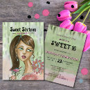 Search for unique sweet 16 invitations Sixteenth birthday