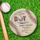 Search for baseball baby shower plates It's a boy