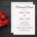 Search for flower rehearsal dinner invitations Black