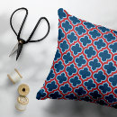 Search for blue moroccan trellis cushions Quatrefoil