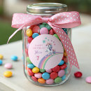 Search for unicorn birthday stickers Pink purple