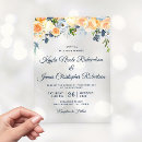 Search for navy blue peach wedding invitations Watercolor
