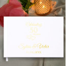 Search for 50th anniversary guest books Modern