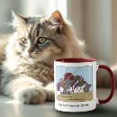 Search for cat and yarn mugs Funny