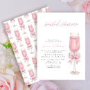 Search for pink champagne invitations Elegant