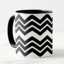 Search for black and white zigzag mugs Chevron