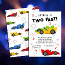 Search for cars birthday invitations Boy