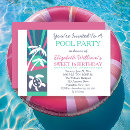 Search for ocean sweet 16 invitations Palm trees