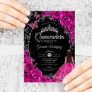 Search for fuchsia quinceanera invitations 15th birthday