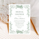 Search for renaissance bridal shower invitations Toile de jouy